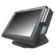 PioneerPOS Cash Drawer, 24V Printer-Driven, Black, Cable Attached, 5-Bill, 5 Coin, No Bell, 16.15 W x 16.7 L x 6.55 H Graphic